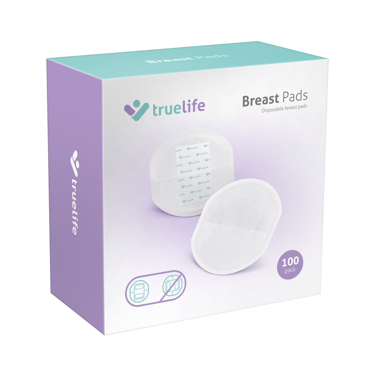 TrueLife Breast Pads 100 pcs - Breast Pads
