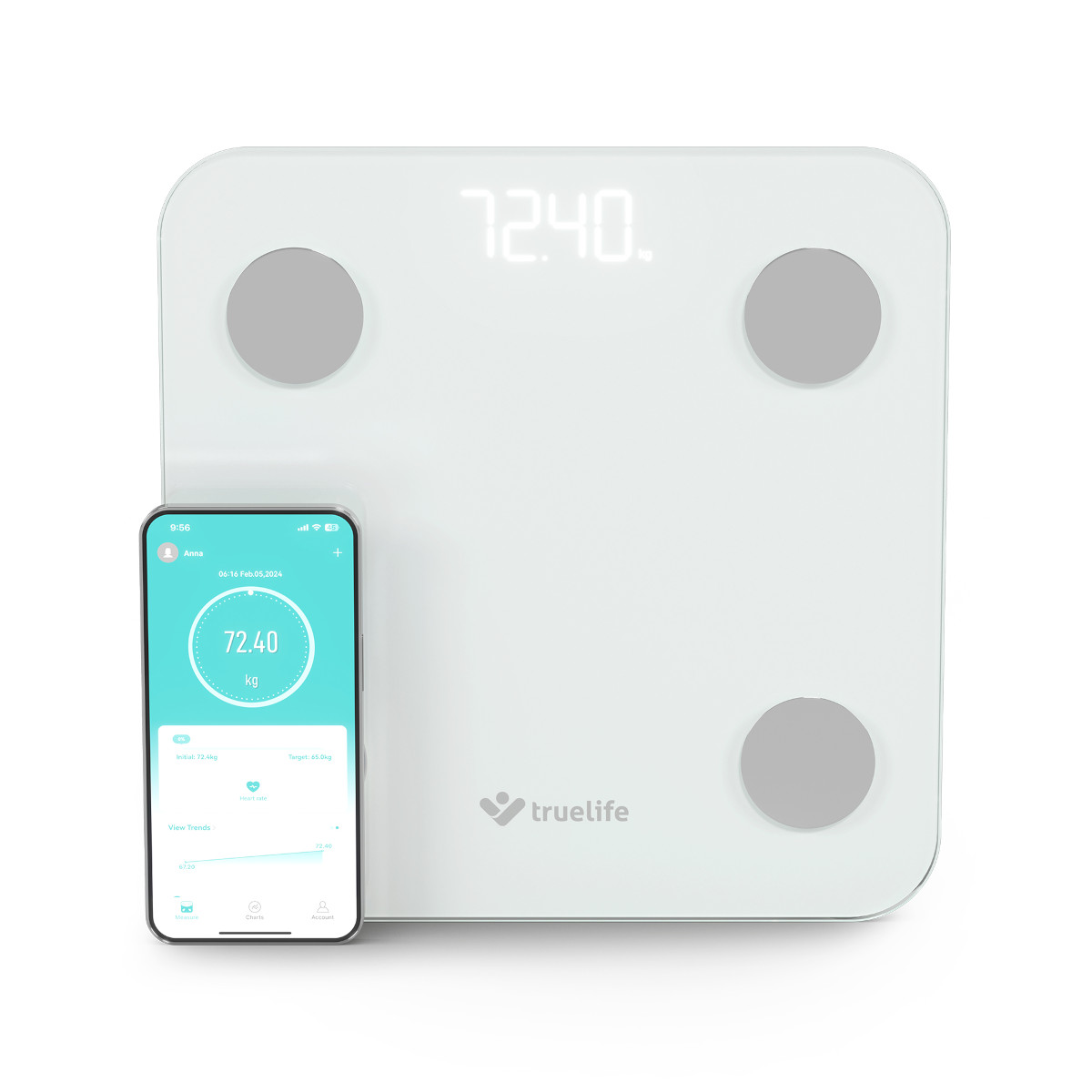 TrueLife FitScale W1 BT – Detailní pohled na vaše tělo