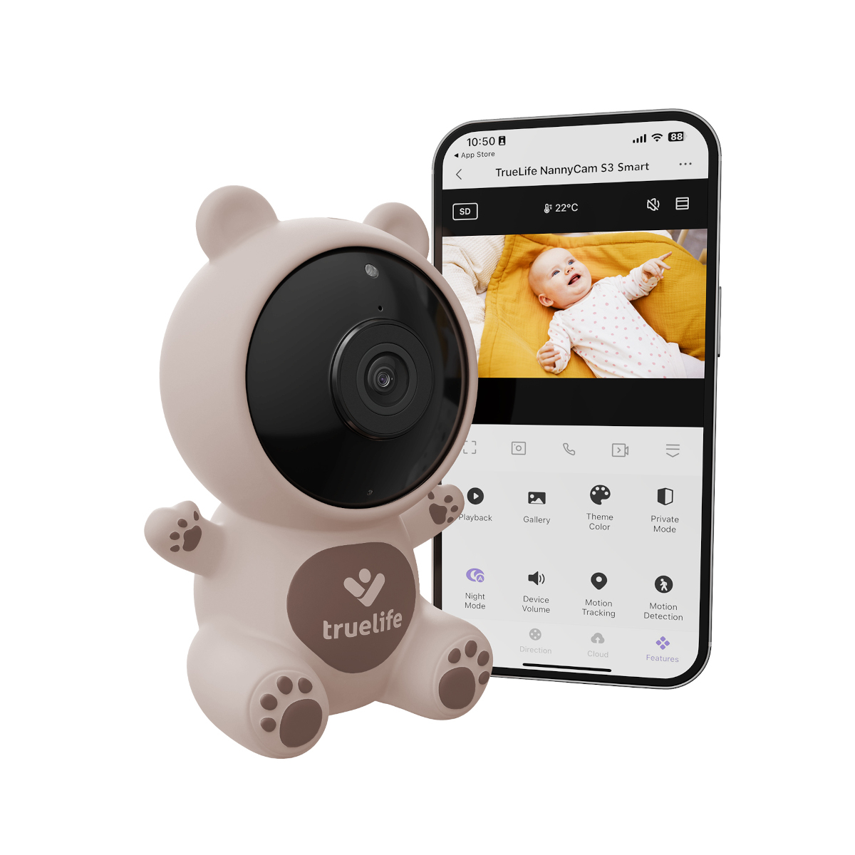 TrueLife NannyCam S3 Smart – the bear guardian that doesn't miss a thing